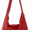 Hobo Handbags | ImnBest Imnbest Uni Corduroy Bag Shoulder Bag Large Ladies Shopper Bag Fashion Fabric Bag For Everyday/Office/School/Travelling