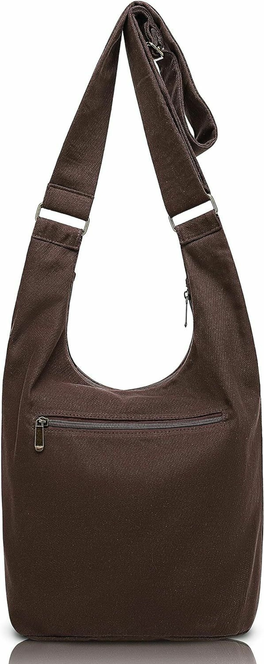 Hobo Handbags | Coton Pose Coton Pose Women Hippie Crossbody Bag Top Zip Large Capacity Canvas Sling Bag Jacquard Cloth Handmade Bags