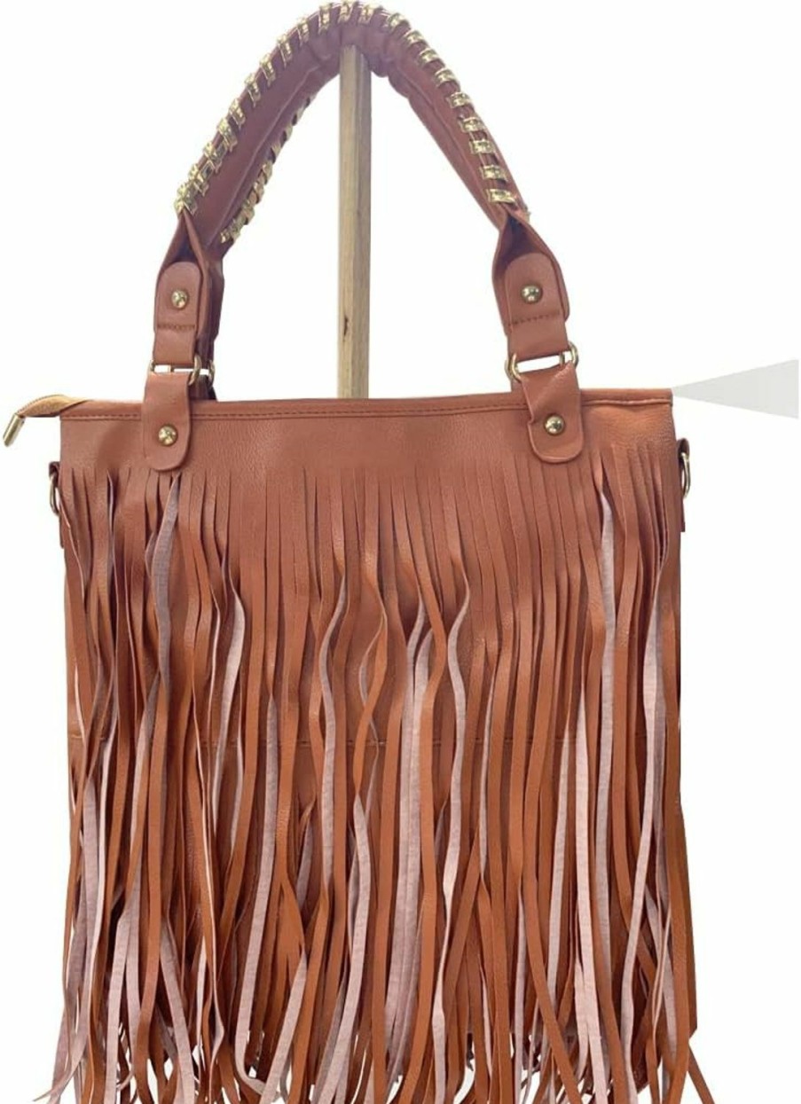 Hobo Handbags | Downupdown Downupdown Women Tassel Fringe Shoulder Bag Big Tote Messenger Handbag Hobo Cross Body Bag