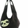 Hobo Handbags | WonderMolly Sleepyville Critters Hang Loose Sloth Hobo Bag On Canvas