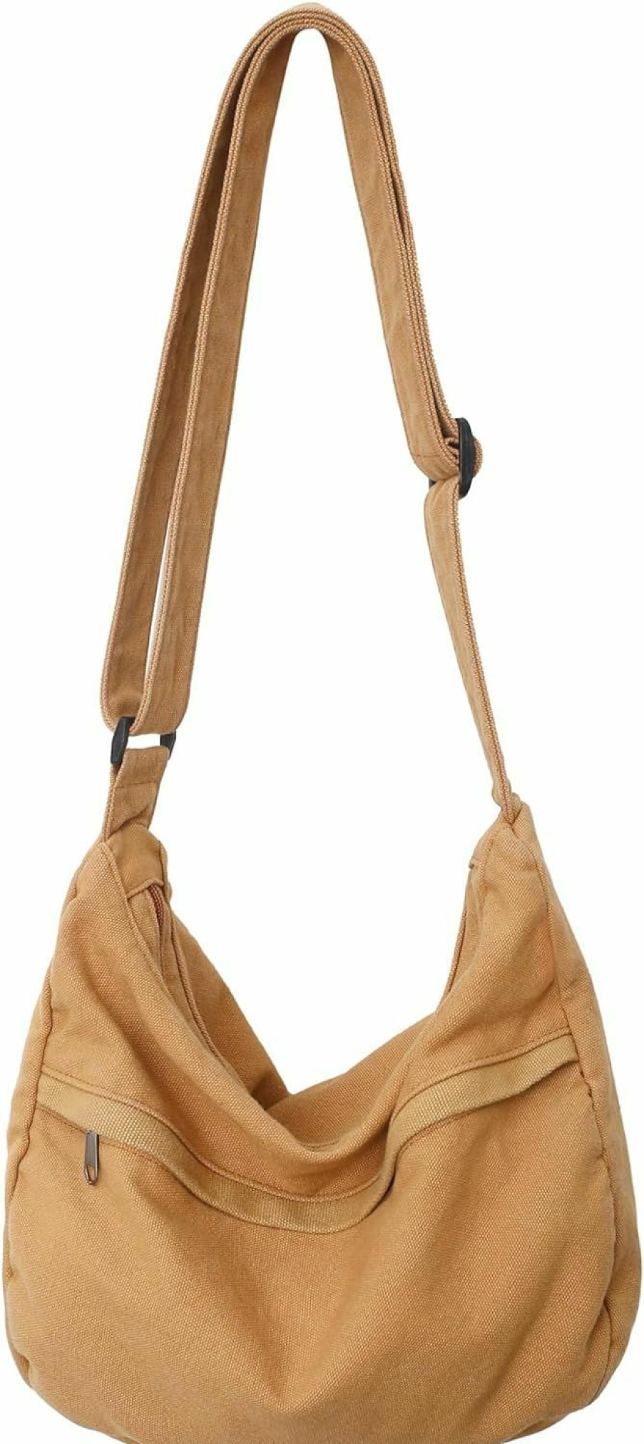 Hobo Handbags | Youjaree Canvas Messenger Bag Large Hobo Crossbody Bag With Zipper Casual Shoulder Tote Handbag For Women And Men