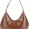 Hobo Handbags | RISEWRD Risewrd Small Shoulder Hobo Bag For Women Everyday Purses Trendy Handbags Clutch Crescent Bag Structured Vegan Leather Purse