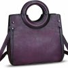 Hobo Handbags | IVTG Genuine Leather Satchel For Women Leather Handbag Top Handle Bags Handmade Purse Vintage Tote Bag Crossbody Handbags Hobo Bag