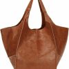 Hobo Handbags | FELOTE Oversized Tote Bag For Women Pu Leather Tote Bag With Magnetic Closure Hobo Handbag Bucket Bag