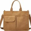 Hobo Handbags | Caistre Tote Bag For Women Corduroy Shoulder Bag Handbag Casual Tote Purse Corduroy Large Capacity Hobo Bag Crossbody Bag Handbag