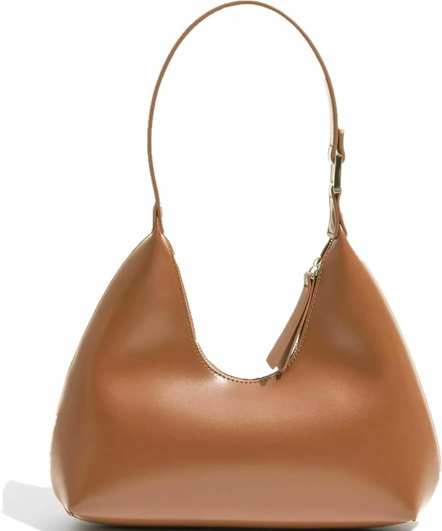 Hobo Handbags | JOLLQUE Jollque Shoulder Bag For Women, Small Leather Handbag Purse,Unique Trendy Zipper Hobo Bag