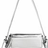 Hobo Handbags | COAIMANEY Womens Y2K Sparkly Silver Hobo Bag Tote Evening Bag Metallic Clutch Satchel Shoulder Bag Purse For Wedding Party Prom