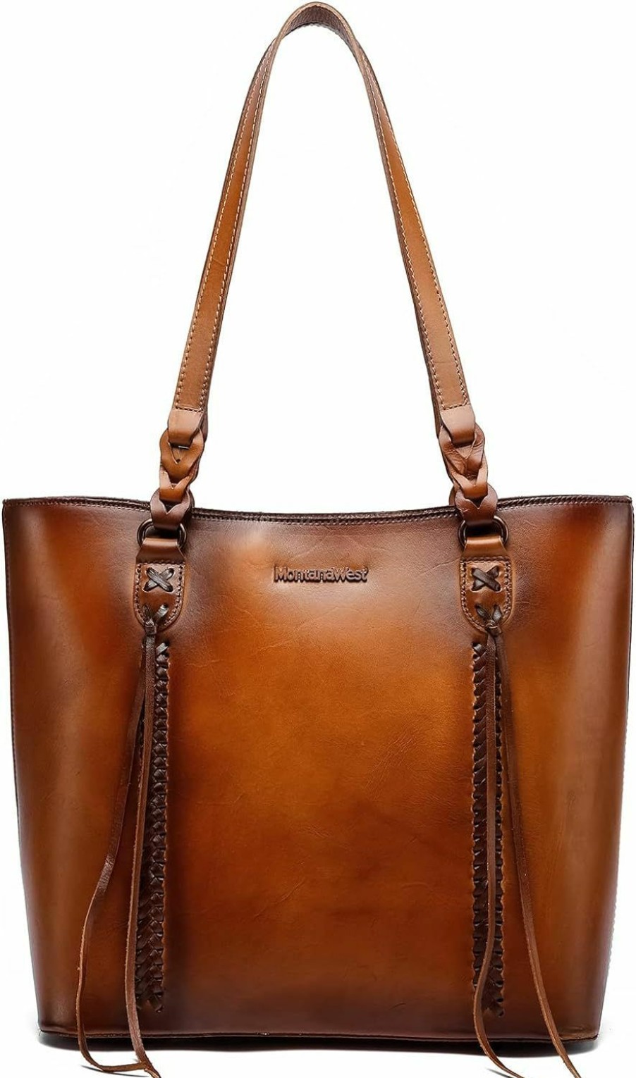 Hobo Handbags | Montana West Montana West Genuine Leather Bags For Women Tote Shoulder Purses Tassel Handbag