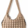 Hobo Handbags | Babysun Puffer Tote Bag For Women Large Quilted Tote Bag Quilted Carryall Bag Soft Puffy Crossbody Bag Hobo Handbags Puff Purse