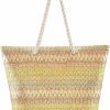 Hobo Handbags | Ayliss Ayliss Women Tote Shoulder Handbag Purse Large Woven Summer Beach Top Handle Shoulder Satchel Hobo Fashion Bag Colourful