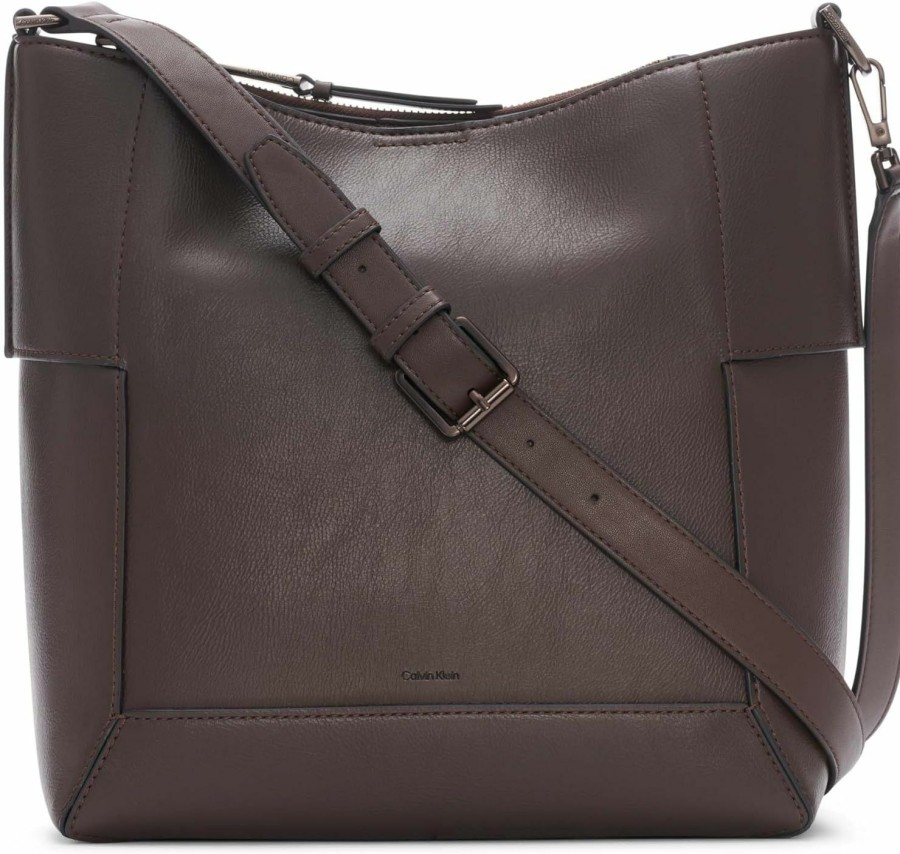 Hobo Handbags | Calvin Klein Calvin Klein Aura North/South Convertible Hobo Shoulder & Messenger Bag