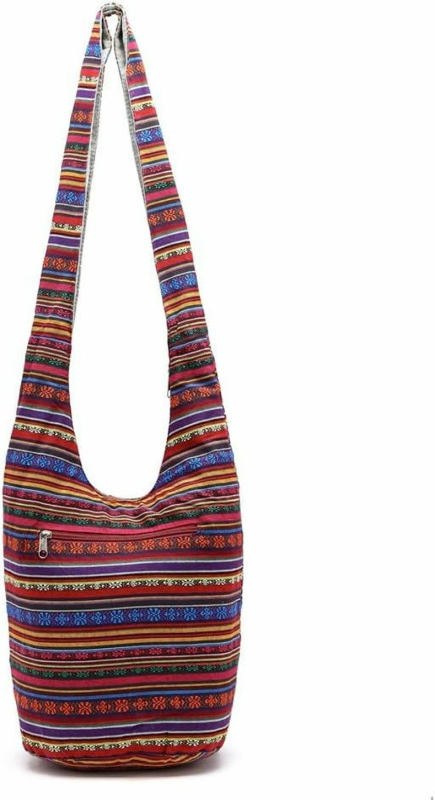 Hobo Handbags | KARRESLY Karresly Bohemian Cotton Hippie Crossbody Bag Hobo Sling Bag Handmade Messenger Shoulder Bags