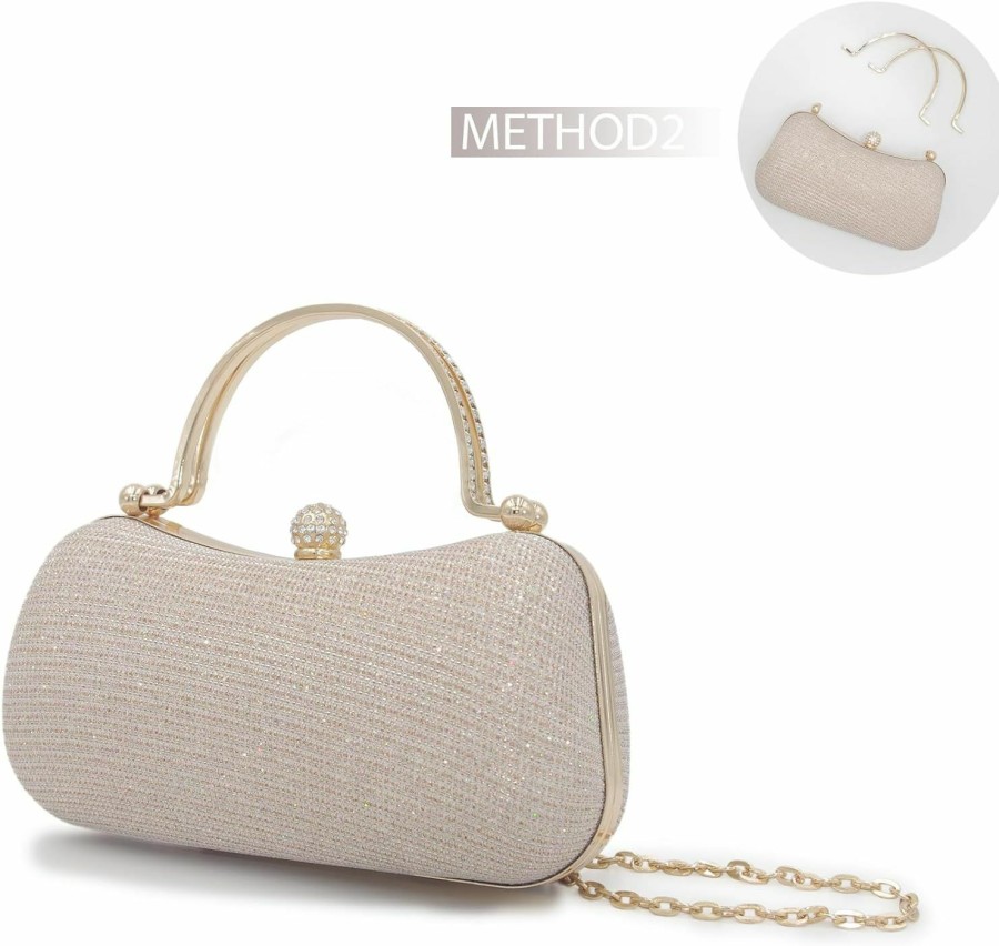 Hobo Handbags | AIZEXIN Aizexin Clutch Purses For Women Glitter Sparkly Cocktail Party Wedding Evening Bag