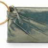 Hobo Handbags | HOBO Hobo Womens Sheila Hard Ring Clutch Evergreen Shimmer One Size