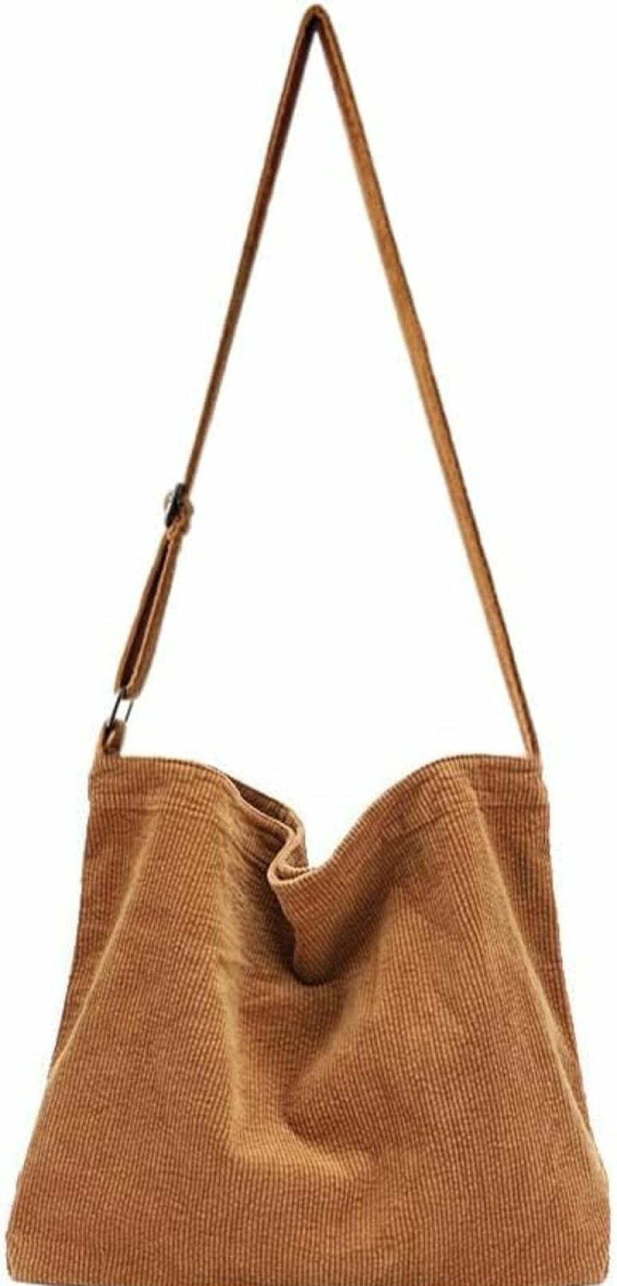 Hobo Handbags | Ulisty Ulisty Women Large Corduroy Hobo Bag With Zipper Wide Strap Crossbody Bag Shoulder Bag Shopping Bag Purse Handbag