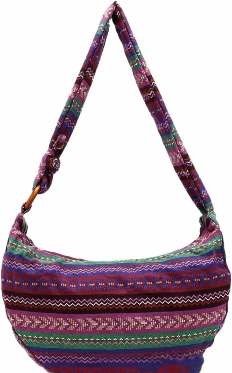 Hobo Handbags | GK-O Gk-O Thai Hippie Boho Hobo Sling Shoulder Crossbody Bag Purse Ethnic Boho Lined