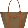 Hobo Handbags | GM LIKKIE Gm Likkie Nylon Tote Bags For Women, Shoulder Hobo Purse With Genuine Leather Handle, Weekend Travel Handbag