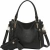 Hobo Handbags | Realer Realer Handbags For Women Hobo Bags Large Crossbody Shoulder Bag Vegan Faux Leather, With Holster/Wallet