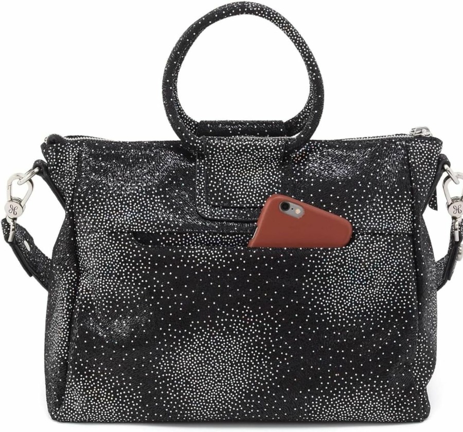 Hobo Handbags | HOBO Hobo Womens Sheila Medium Silver Galaxy One Size