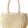 Hobo Handbags | Gets Gets Straw Bags For Women Hand-Woven Small Hobo Bag Round Handle Ring Tote