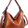 Hobo Handbags | HESHE Heshe Leather Purses For Women Shoulder Hobo Purses Ladies Handbags Tote Top Handle Bags Crossbody Bag