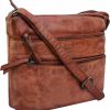 Hobo Handbags | RUSTIC TOWN Rustic Town Leather Crossbody Bag For Women - Washed Leather Travel Sling Purse Hobo Handbags For Girls