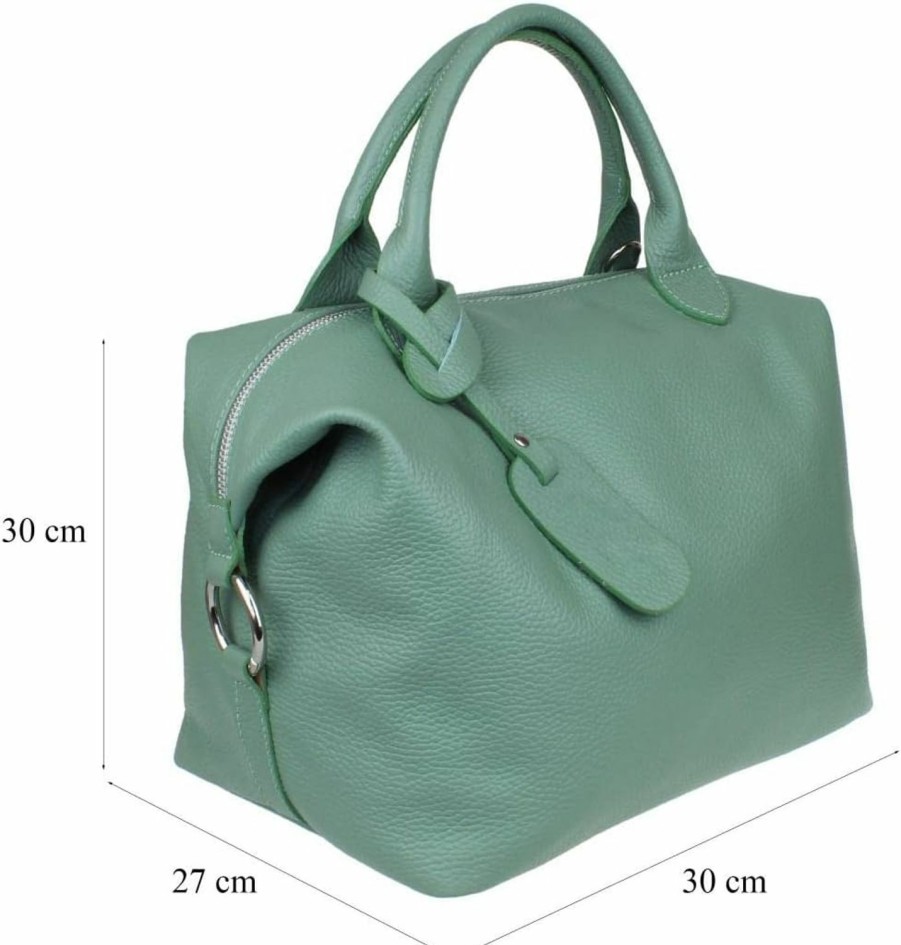 Hobo Handbags | Girly HandBags Girly Handbags Womens Genuine Leather Plain Side Circle Hobo Handbag