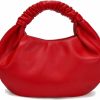 Hobo Handbags | CORAID Coraid Mini Hobo Tote Bags For Women Soft Leather Clutch Purses For Women Cloud-Shaped Top Handle Bags