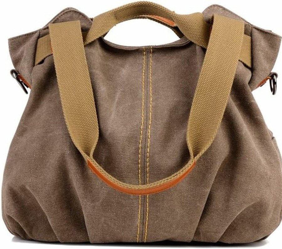 Hobo Handbags | Chikencall Women Ladies Bags Vintage Hobo Canvas Daily Purse Shoulder Tote Shopper Handbag