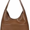 Hobo Handbags | Yeria Yeria Leather Tote Bag For Women Shoulder Bag Retro Leather Hobo Handbag Faux Purse