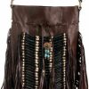 Hobo Handbags | BohoBags Official Boho Bag Round L | Real Leather | Fringe Purse | Bohemian Bags