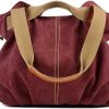 Hobo Handbags | coofig Coofig Womens Canvas Handbags Bulk Hobo Tote Bags Vintage Retro Casual Shoulder Bags