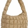 Hobo Handbags | YFGBCX Quilted Tote Bag For Women Puffer Bag Quilted Bag Lightweight Puffy Tote Bag Quilted Padding Shoulder Bag