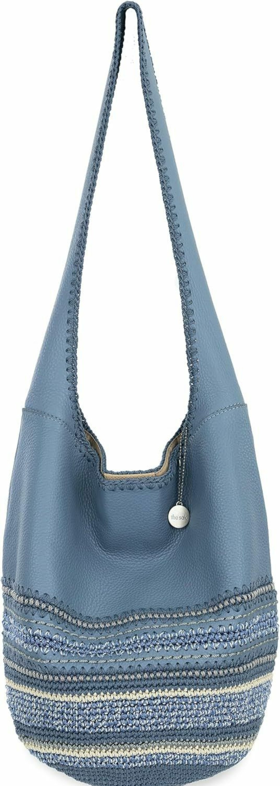 Hobo Handbags | The Sak The Sak 120 Large Hobo Bag - Premium Leather Women'S Handbag For Everyday & Travel - Designer Purse With Shoulder Bag Strap, Magnetic Closure And Pockets - Maritime Seminyak