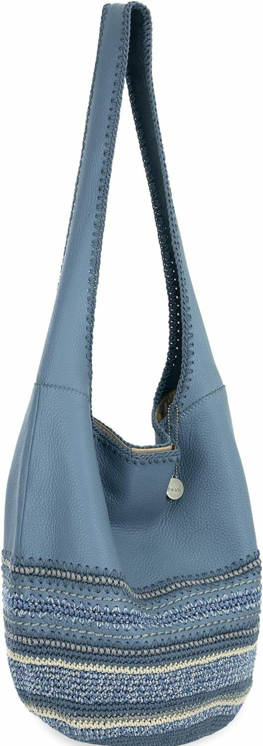 Hobo Handbags | The Sak The Sak 120 Large Hobo Bag - Premium Leather Women'S Handbag For Everyday & Travel - Designer Purse With Shoulder Bag Strap, Magnetic Closure And Pockets - Maritime Seminyak