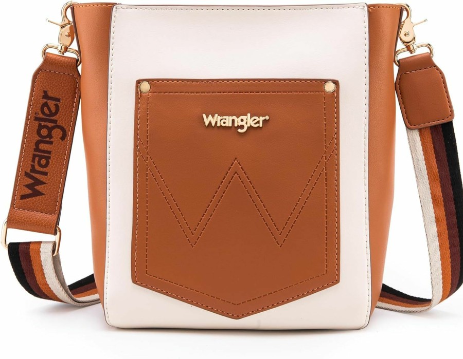 Hobo Handbags | Wrangler Wrangler Bucket Bag For Women Large Crossbody Bags With Extra Guitar Strap