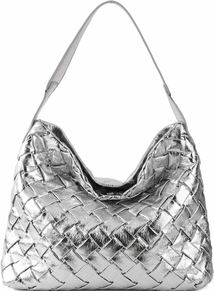 Hobo Handbags | Gossky Woven Tote Bag For Women, Large Summer Beach Hobo Handbags Handmade Top-Handle Shoulder Bag With Purse