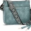 Hobo Handbags | WOOMADA Woomada Hobo Handbag For Women Vegan Leather Crossbody Bags Trendy Shoulder Bag With 2 Adjustable Strap(1Pc-Teal)