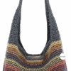 Hobo Handbags | The Sak The Sak 120 Hobo Bag In Crochet, Large Purse With Single Shoulder Strap, Woodland Stripe