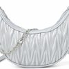 Hobo Handbags | Sweetovo Sweetovo Crescent Bag For Women Ruched Crossbody Handbag Chain Hobo Shoulder Bag Trendy Dumpling Purse With 2 Shoulder Straps