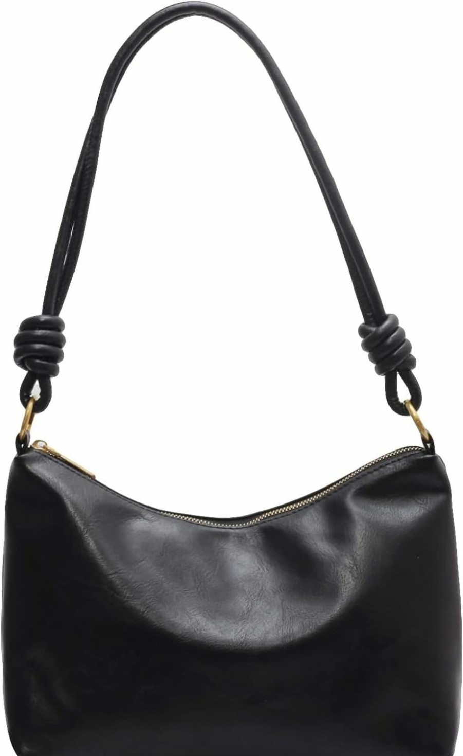 Hobo Handbags | SweatyRocks Sweatyrocks Women'S Minimalist Pu Leather Shoulder Handbag Medium Top Handle Hobo Bag With Zipper