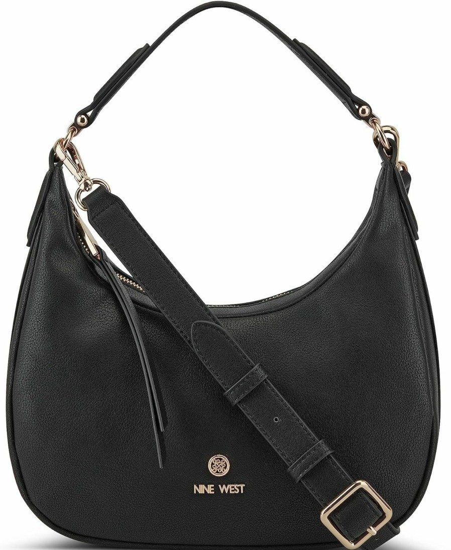 Hobo Handbags | Nine West Nine West Saoirse Hobo, Black