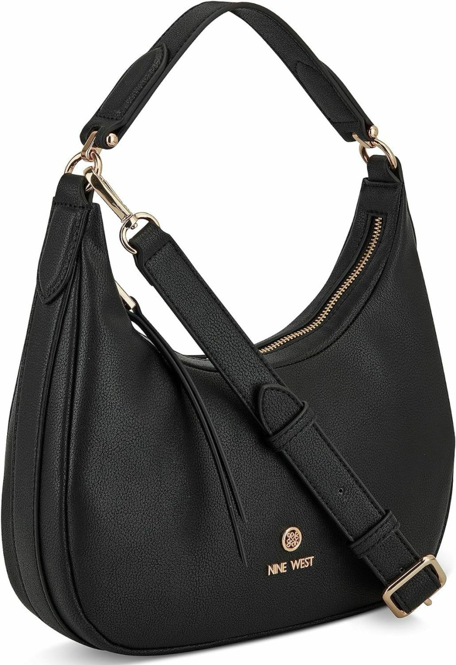 Hobo Handbags | Nine West Nine West Saoirse Hobo, Black