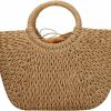 Hobo Handbags | YYW Straw Bag For Women Large Woven Bag Round Handle Ring Tote Retro Purse Hobo Summer Beach Bag