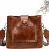 Hobo Handbags | VIEOAGEO Small Crossbody Bag For Women Trendy Vegan Leather Shoulder Bucket Bag Hobo Handbags With 2 Adjustable Guitar Straps