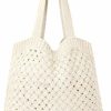 Hobo Handbags | KPX Crochet Tote Bag, Beach Mesh Knitted Bag Large Aesthetic Shoulder Bag Handbags Hollow Hobo Bag For Women Summer