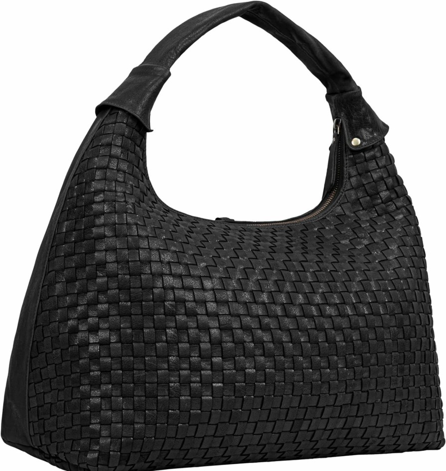 Hobo Handbags | ANTONIO VALERIA Antonio Valeria Addison Braided Leather Tote Bag For Women