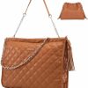 Hobo Handbags | YaKuss Yakuss Shoulder Handbags For Women Quilted Shoulder Purse Crossbody Handbags Designer Satchel Hobo Bag With Chain Strap