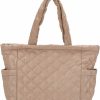 Hobo Handbags | TWOYOMN Oxford Tote Bags For Women Quilted Tote Handle Large Capacity Lightweight Aesthetic Pure Color Tote Work/Business Bag…