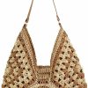 Hobo Handbags | mcuvaec Large Straw Hobo Bags For Women Boho Aztec Shoulder Bag Woven Hobo Purse Designer Beach Bag For Summer Holiday Work